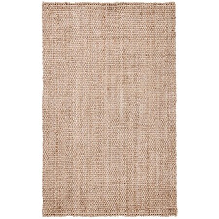 Safavieh 5 x 8 ft. Fiber 189A Natural Hand Loomed Rectangle Area Rug, Natural NF189A-5